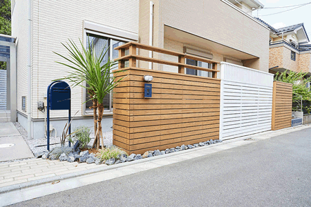 白×青のアクセントで西海岸スタイルに