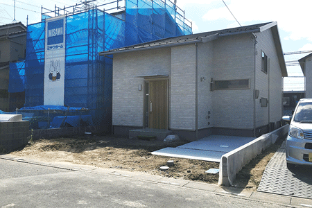 階段とスロープのアプローチをデザインしてほしい